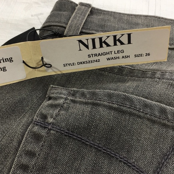 David Kahn Nikki Straight Leg Jeans SZ 26 NWT - Picture 3 of 7